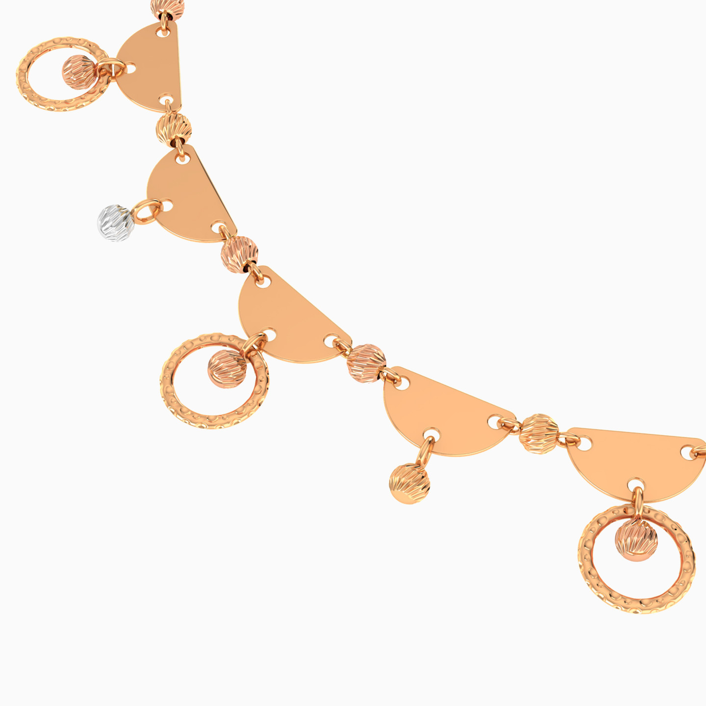 21K Gold Chain Bracelet - 3