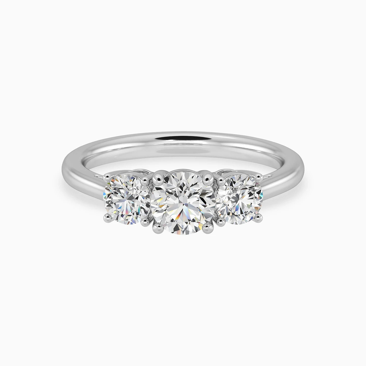 1.04 CT Brilliant Lab Grown Diamond Statement Ring in 18K Gold 1.04 CT Brilliant Lab Grown Diamond Statement Ring in 18K Gold