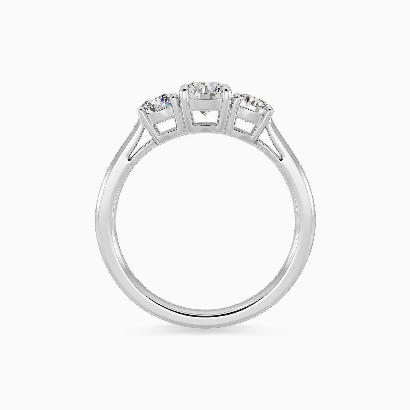 1.04 CT Brilliant Lab Grown Diamond Statement Ring in 18K Gold - 3 1.04 CT Brilliant Lab Grown Diamond Statement Ring in 18K Gold - 3