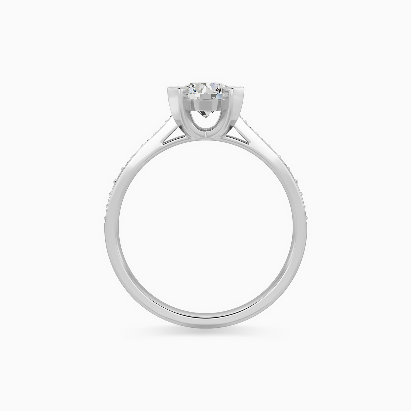 0.81 CT Brilliant Lab Grown Diamond Statement Ring in 18K Gold - 3 0.81 CT Brilliant Lab Grown Diamond Statement Ring in 18K Gold - 3