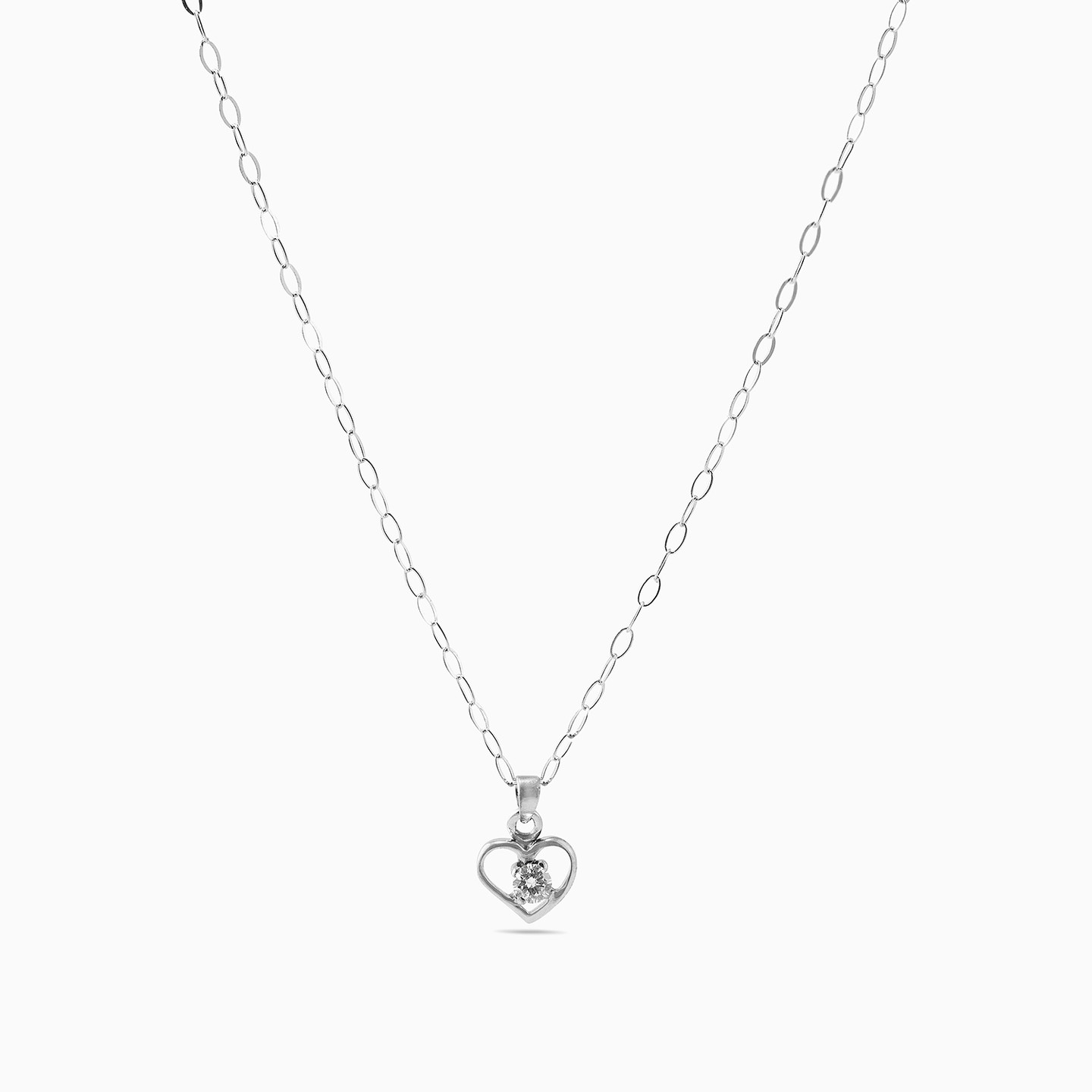 Kids 18K Gold Diamond Pendant Necklace - 3