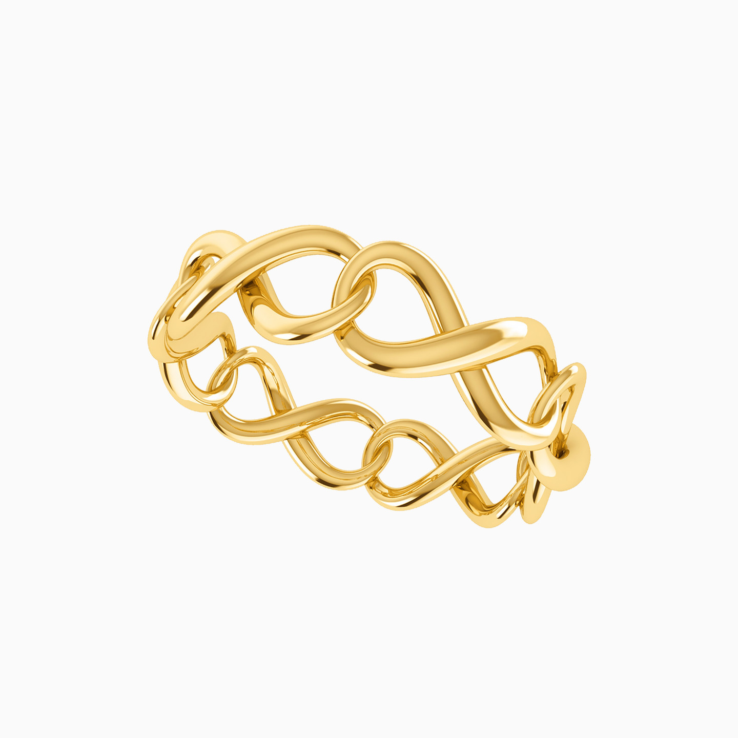 Infinity Ring in 18K Gold - 2 Infinity Ring in 18K Gold - 2