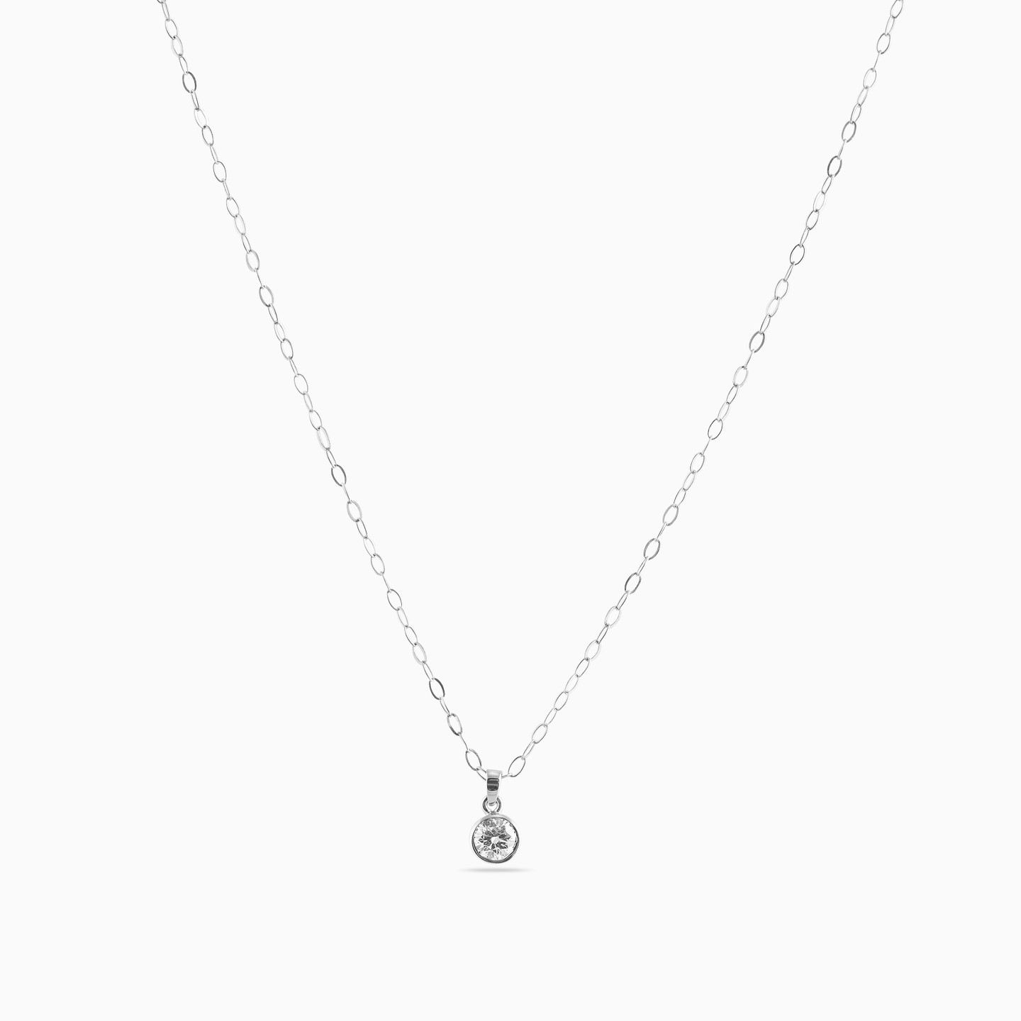 Kids 18K Gold Diamond Pendant Necklace - 3