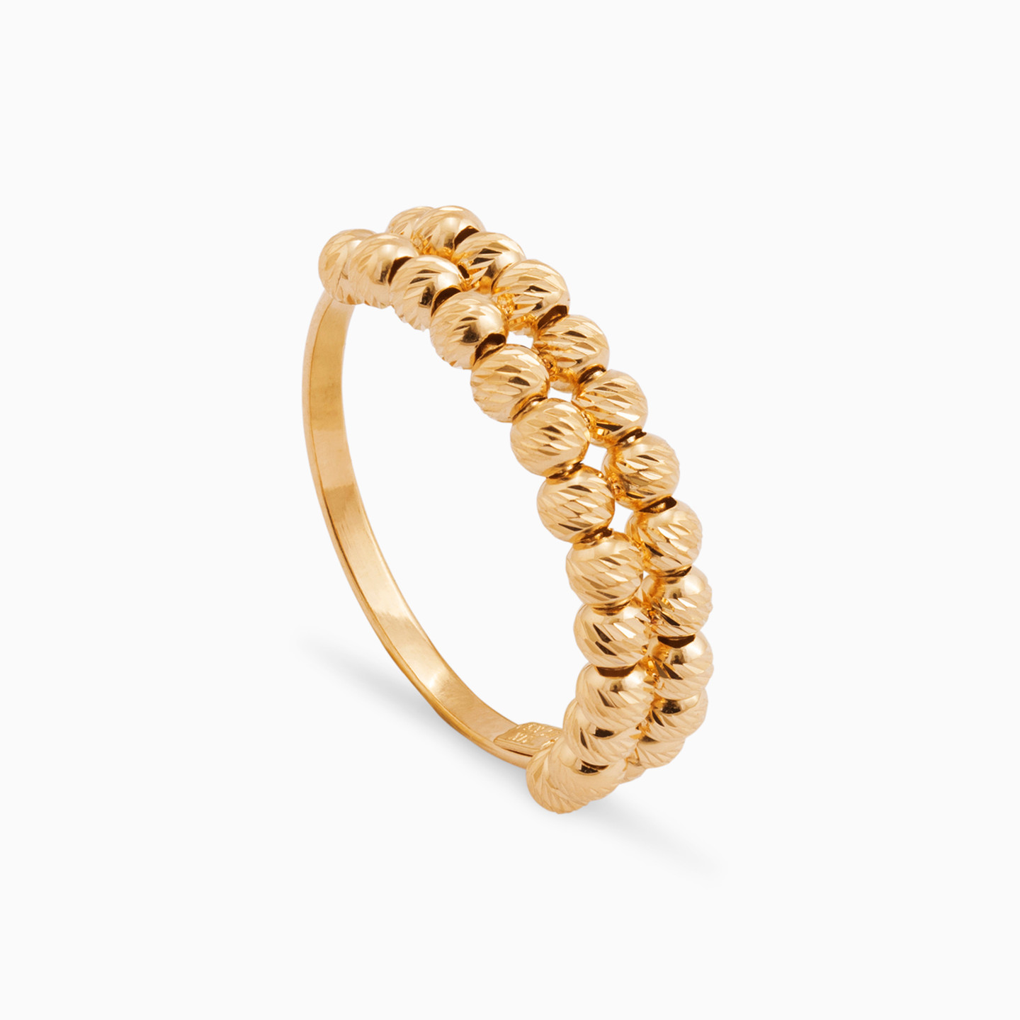 Beaded Ring in 21K Gold - 2 Beaded Ring in 21K Gold - 2