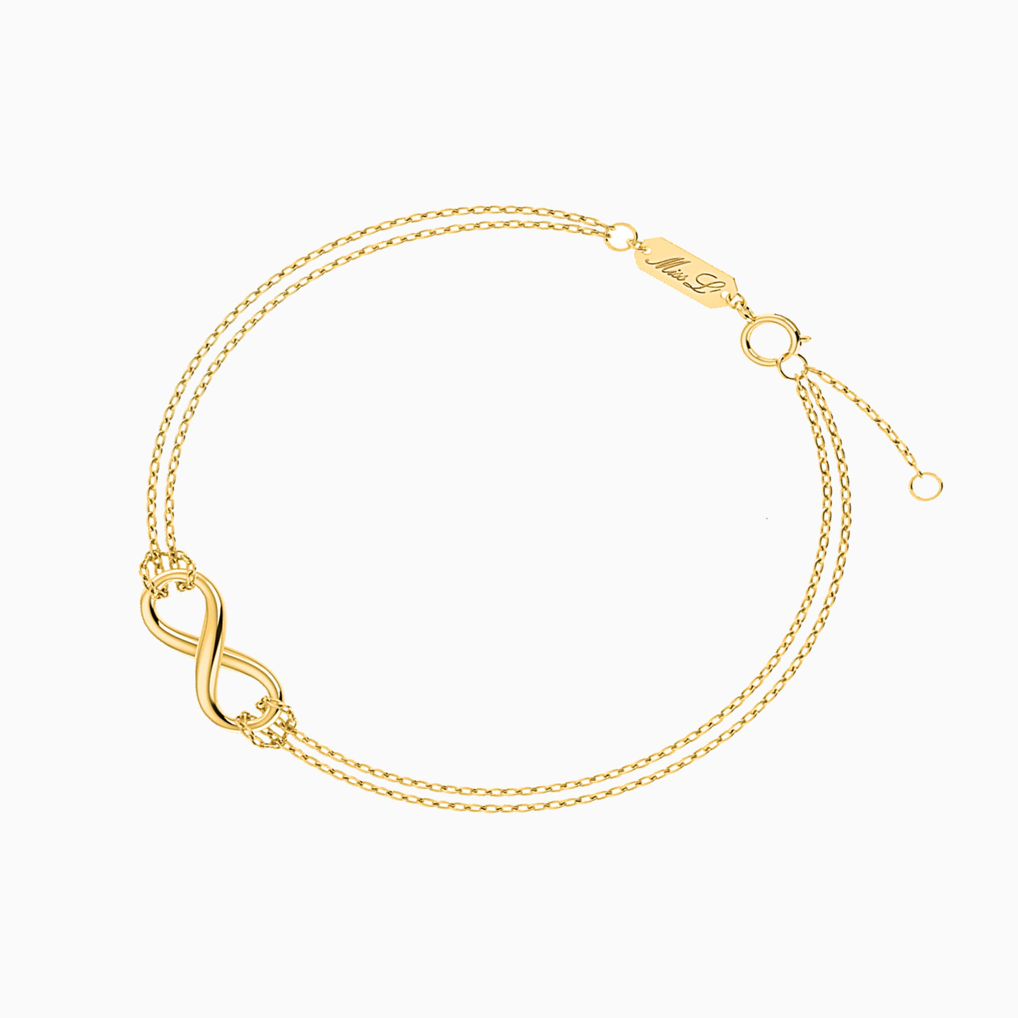 18K Gold Chain Bracelet - 2