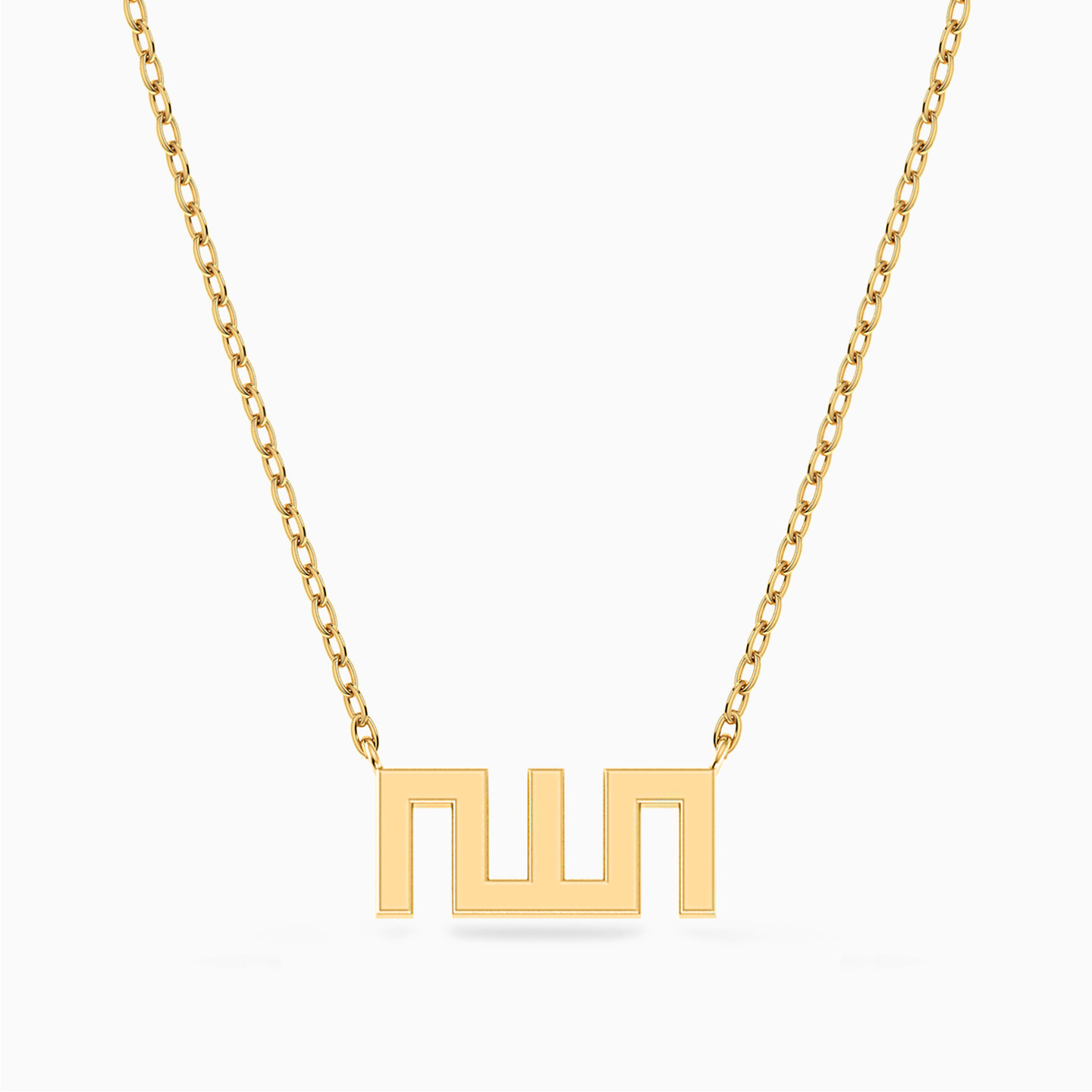 18K Gold Pendant Necklace