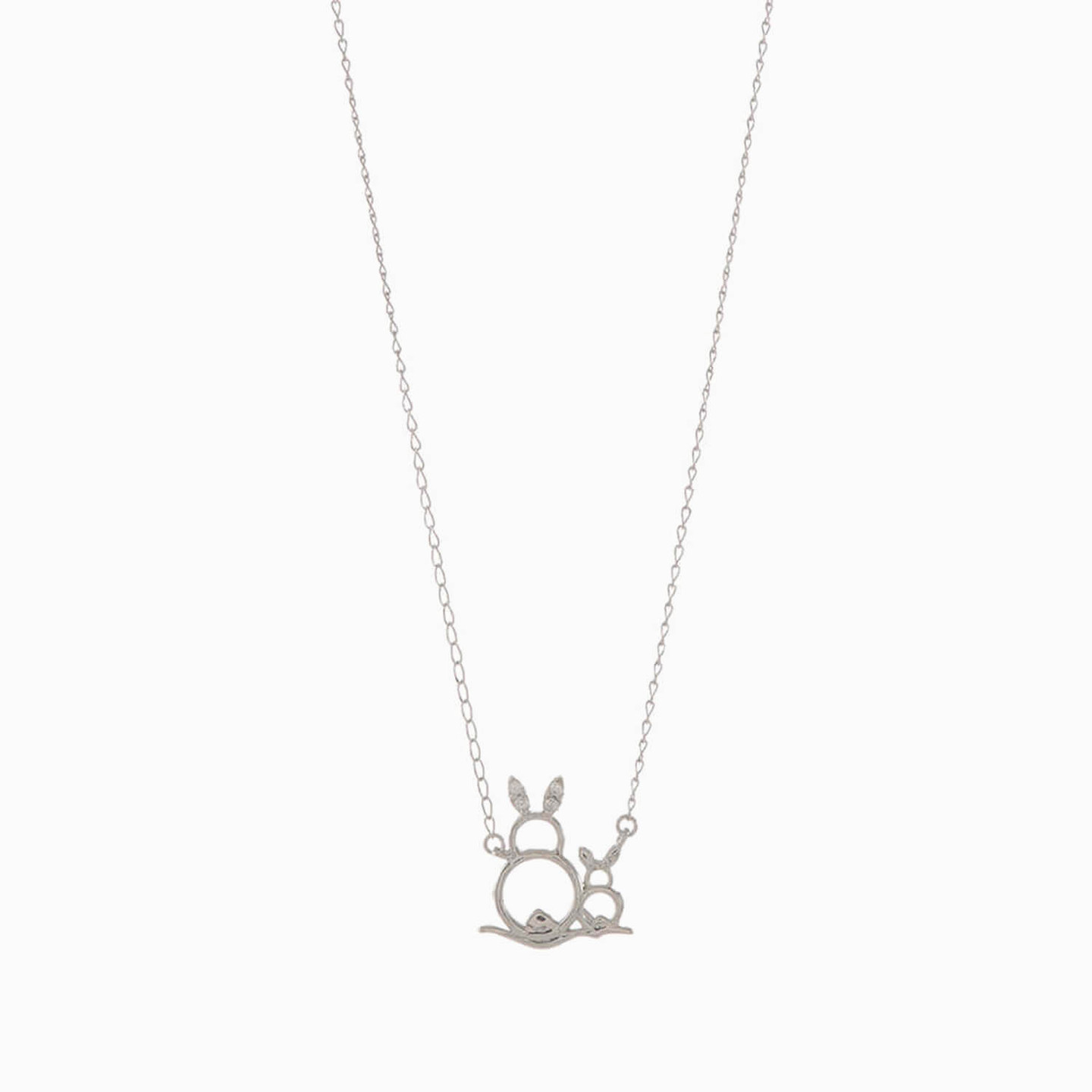 Cat Cubic Zirconia Necklace in 18K Gold - 2 Cat Cubic Zirconia Necklace in 18K Gold - 2