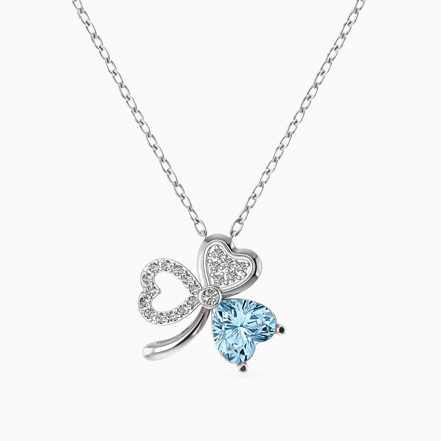 Flower Diamond & Colored Stones Necklace in 18K Gold Flower Diamond & Colored Stones Necklace in 18K Gold