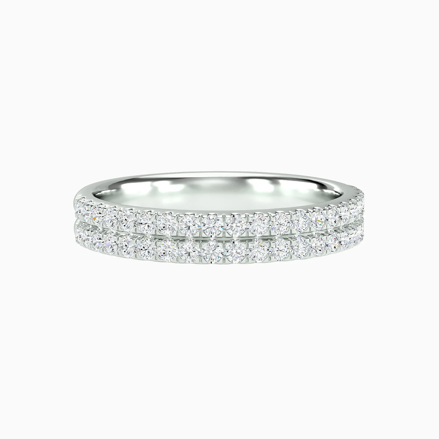 Circle Diamond Eternity Ring in 18K Gold - 2 Circle Diamond Eternity Ring in 18K Gold - 2