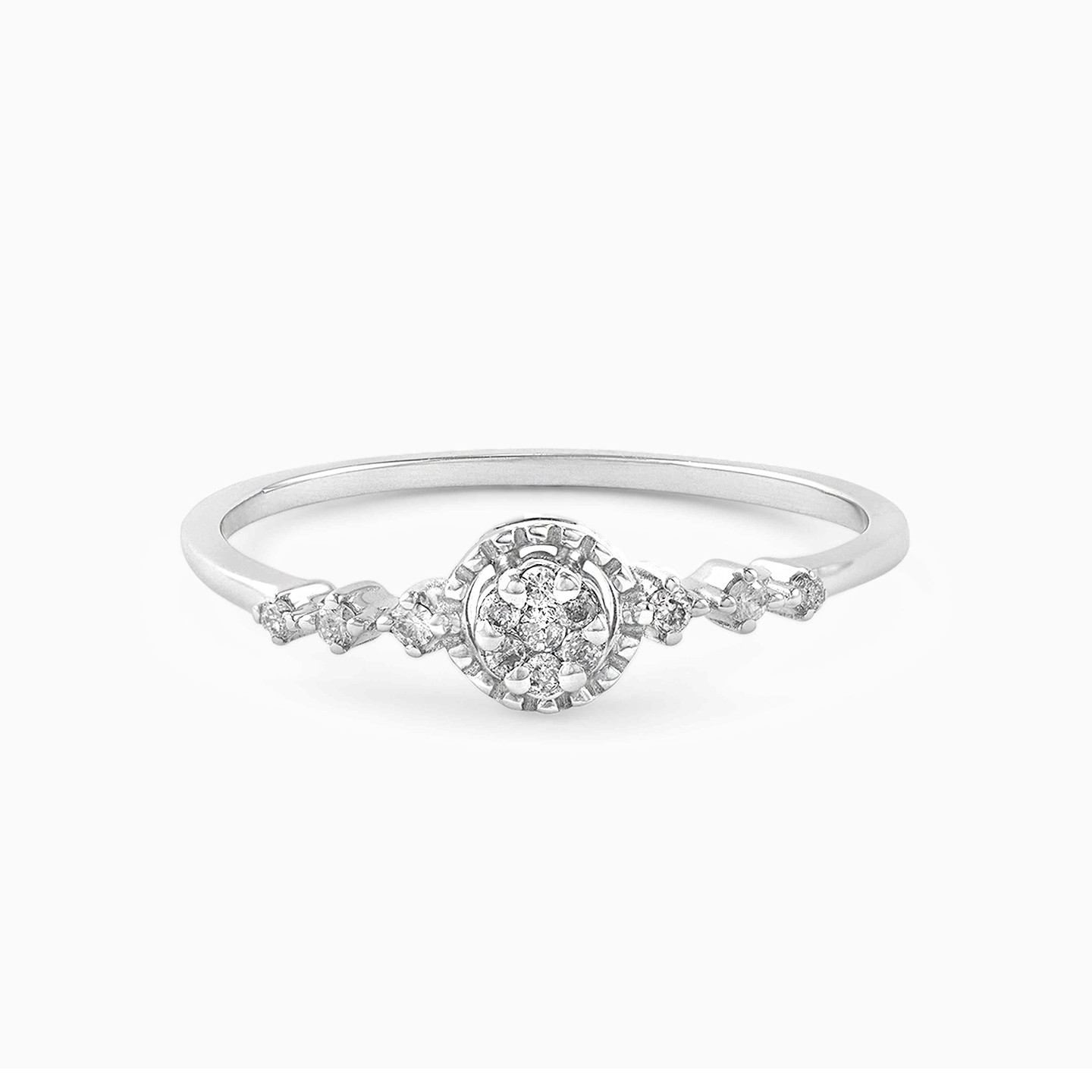 Circle Diamond Ring in 18K Gold Circle Diamond Ring in 18K Gold