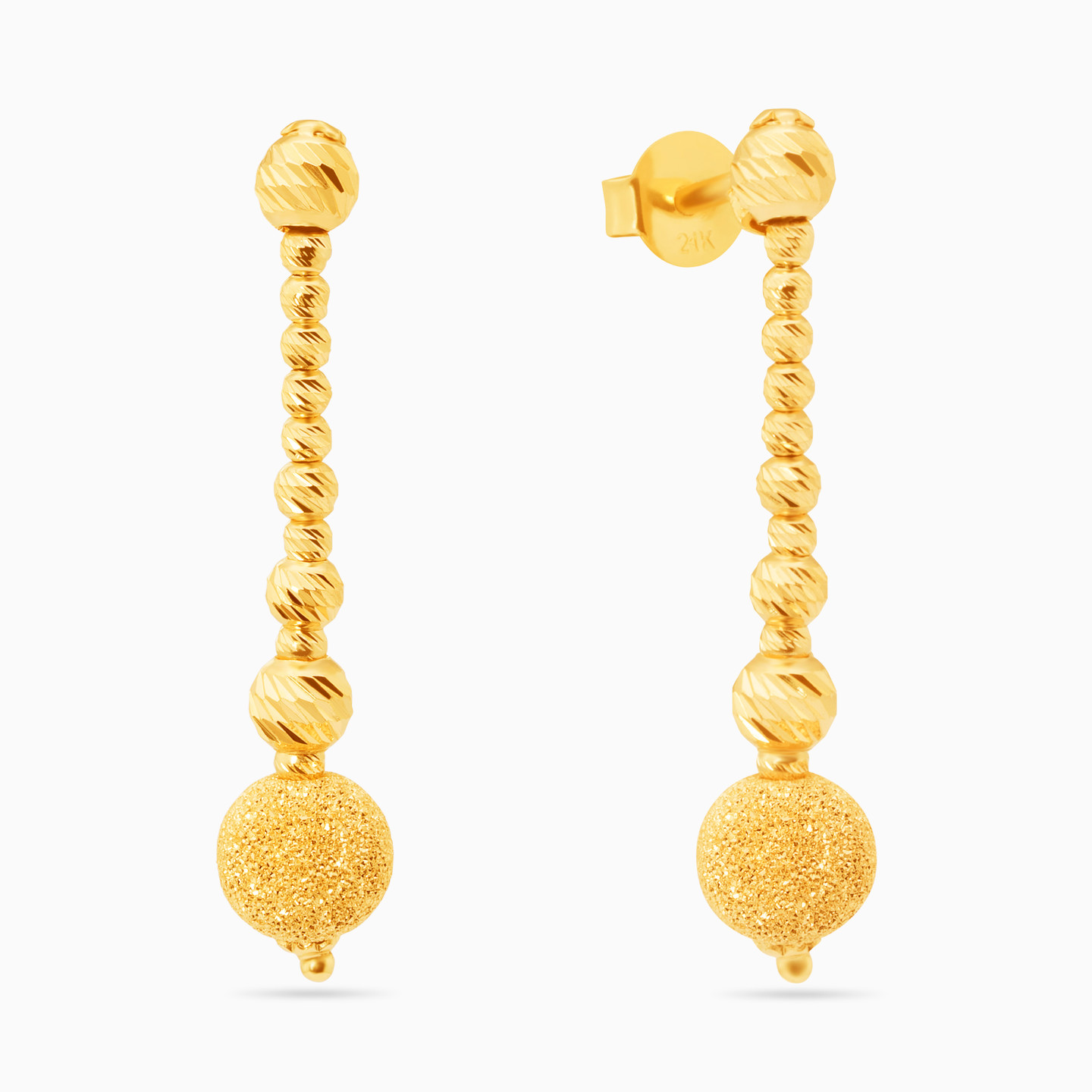 طقم كامل خرز عيار 21 قيراط (4 قطع) - 5 طقم كامل خرز عيار 21 قيراط (4 قطع) - 5