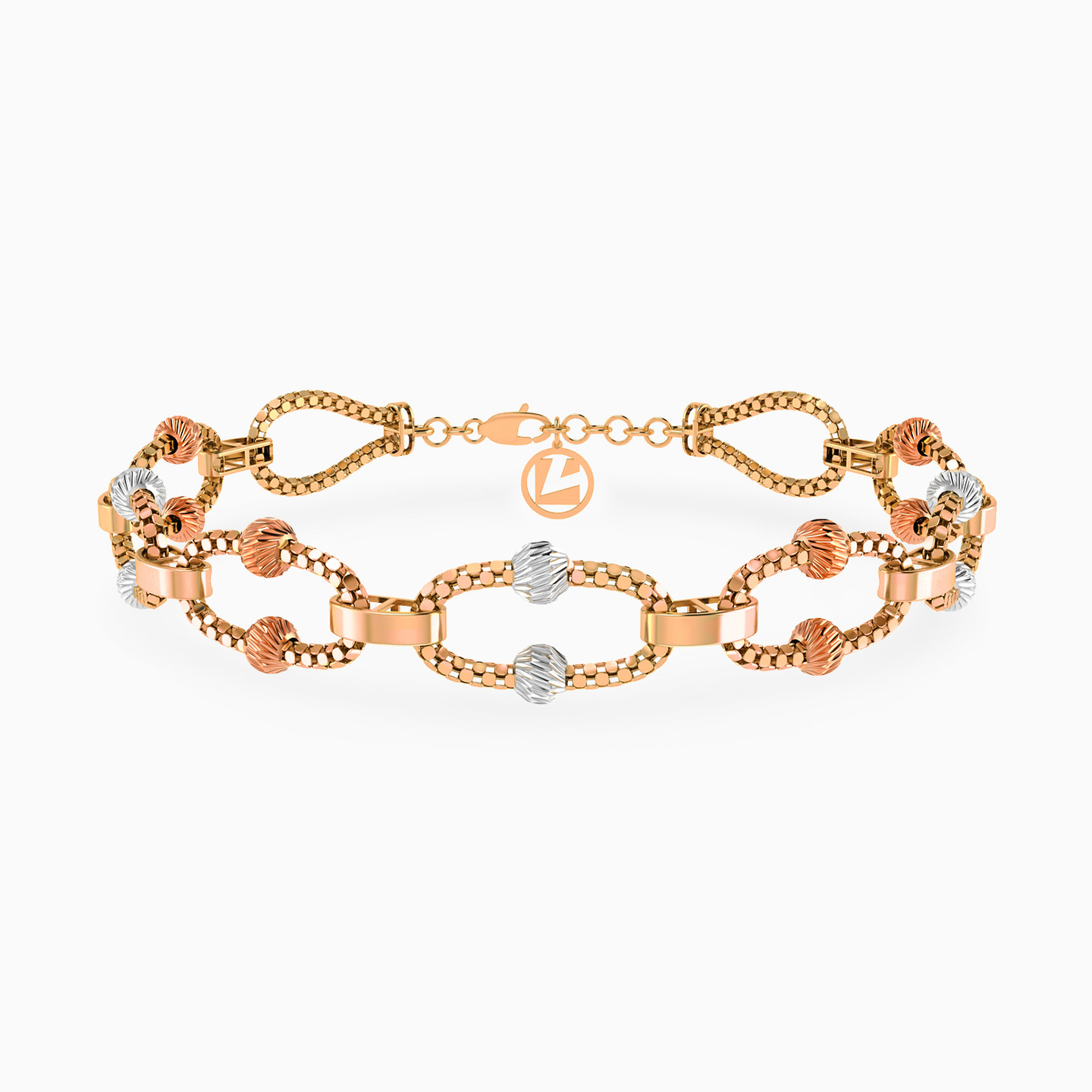 Links Chain Bracelet in 21K Gold Links Chain Bracelet in 21K Gold