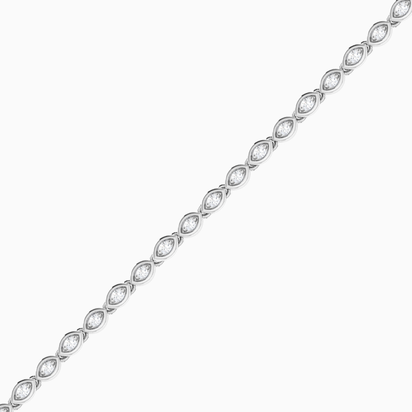 18K Gold Diamond Tennis Bracelet - 4