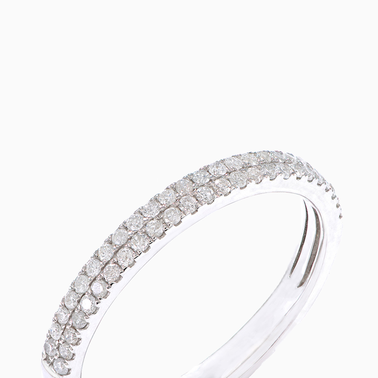 18K Gold Diamond Eternity Ring - 3