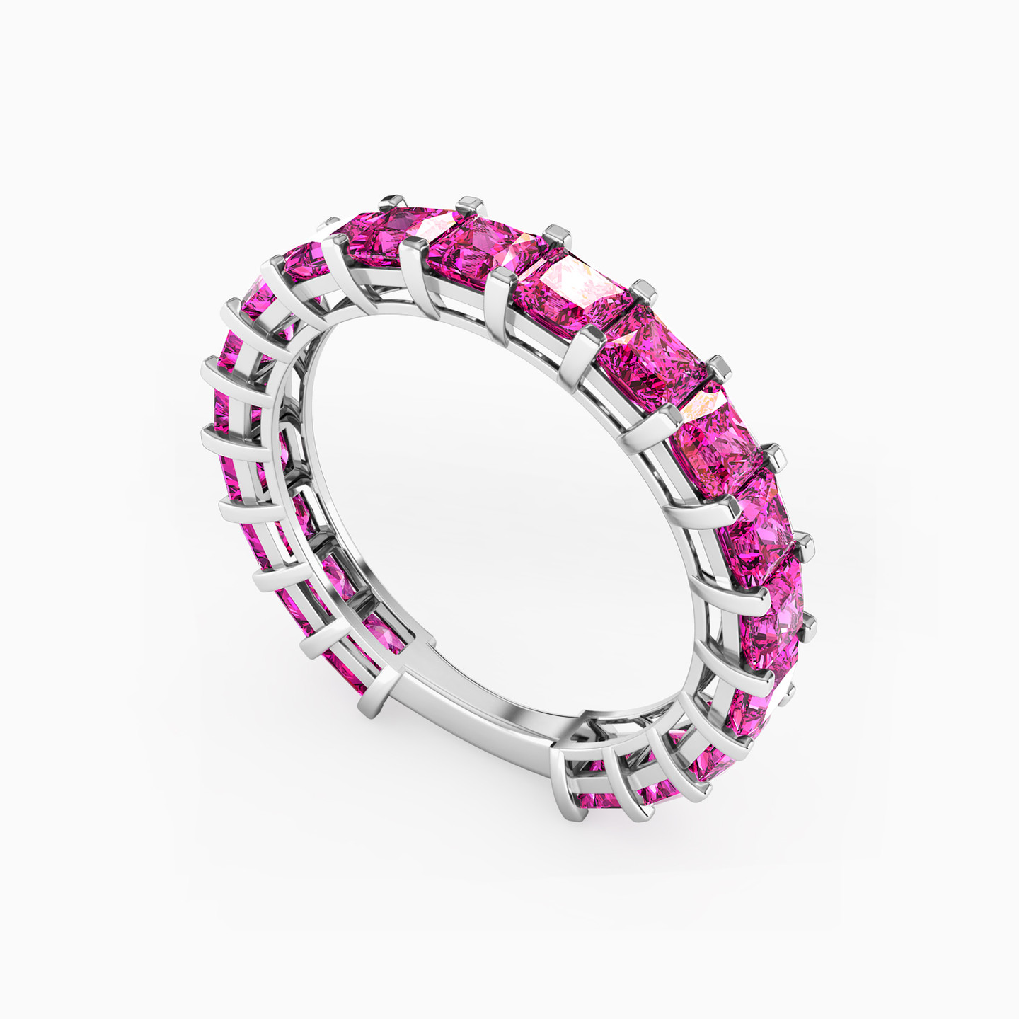 Round Rose Stone Statement Ring in 18K Gold - 2 Round Rose Stone Statement Ring in 18K Gold - 2