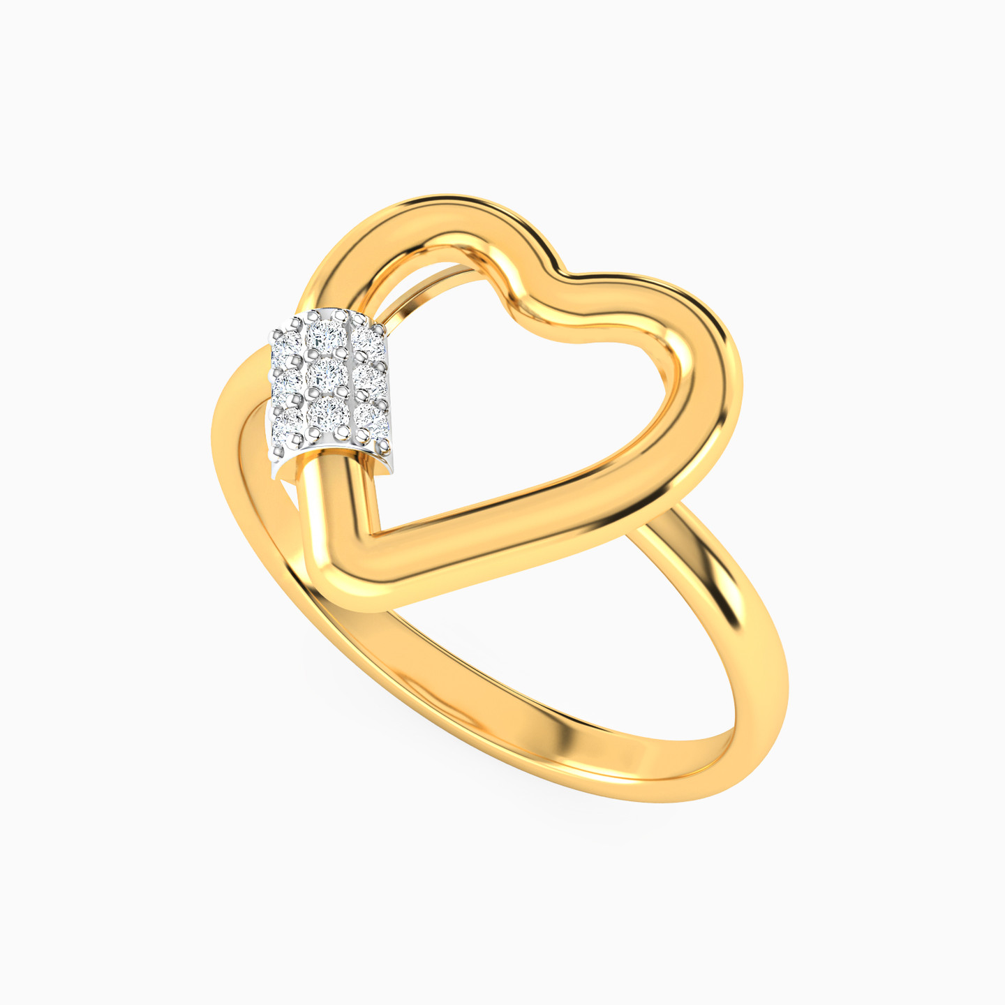 18K Gold Diamond Statement Ring - 2