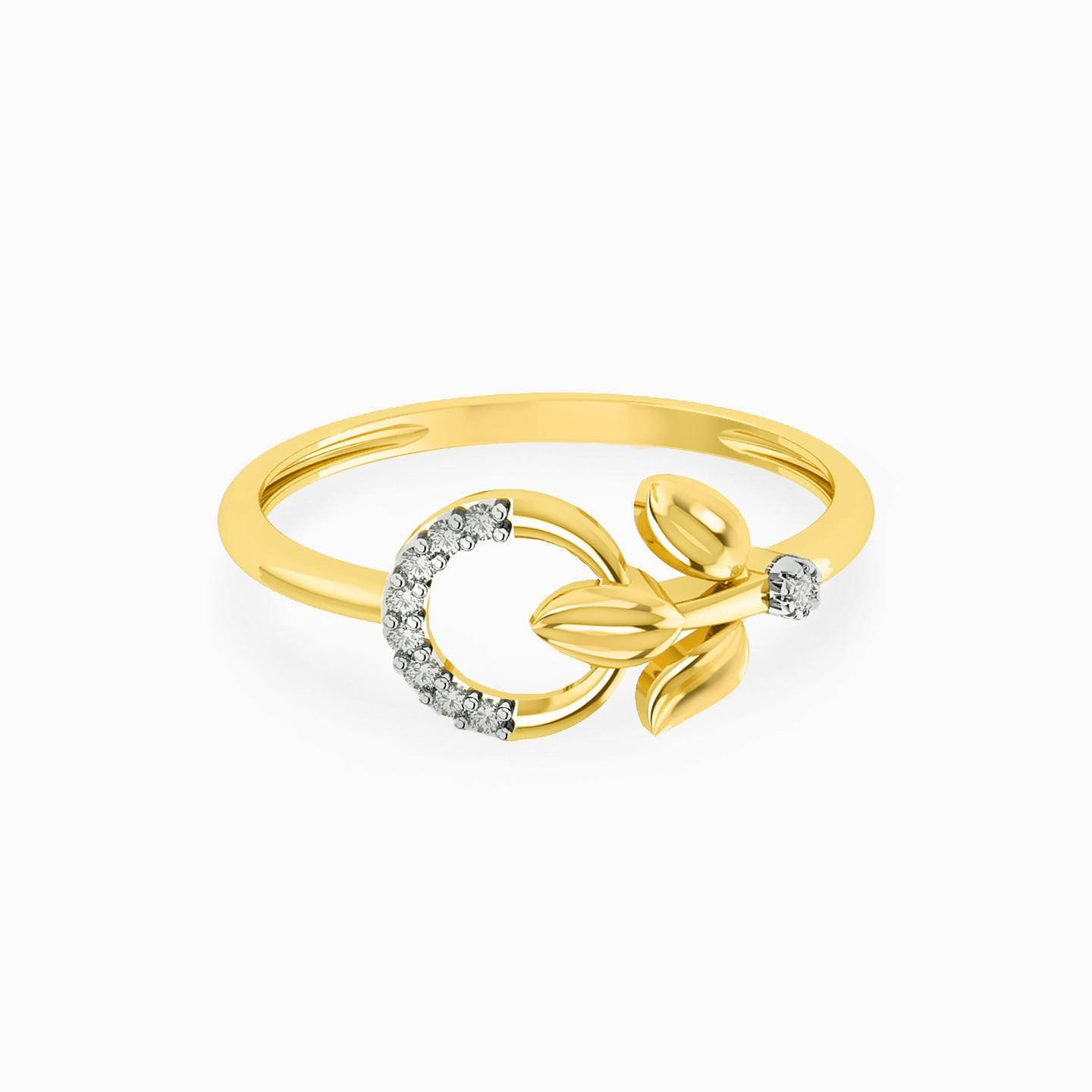 Flower Diamonds Statement Ring in 18K Gold Flower Diamonds Statement Ring in 18K Gold