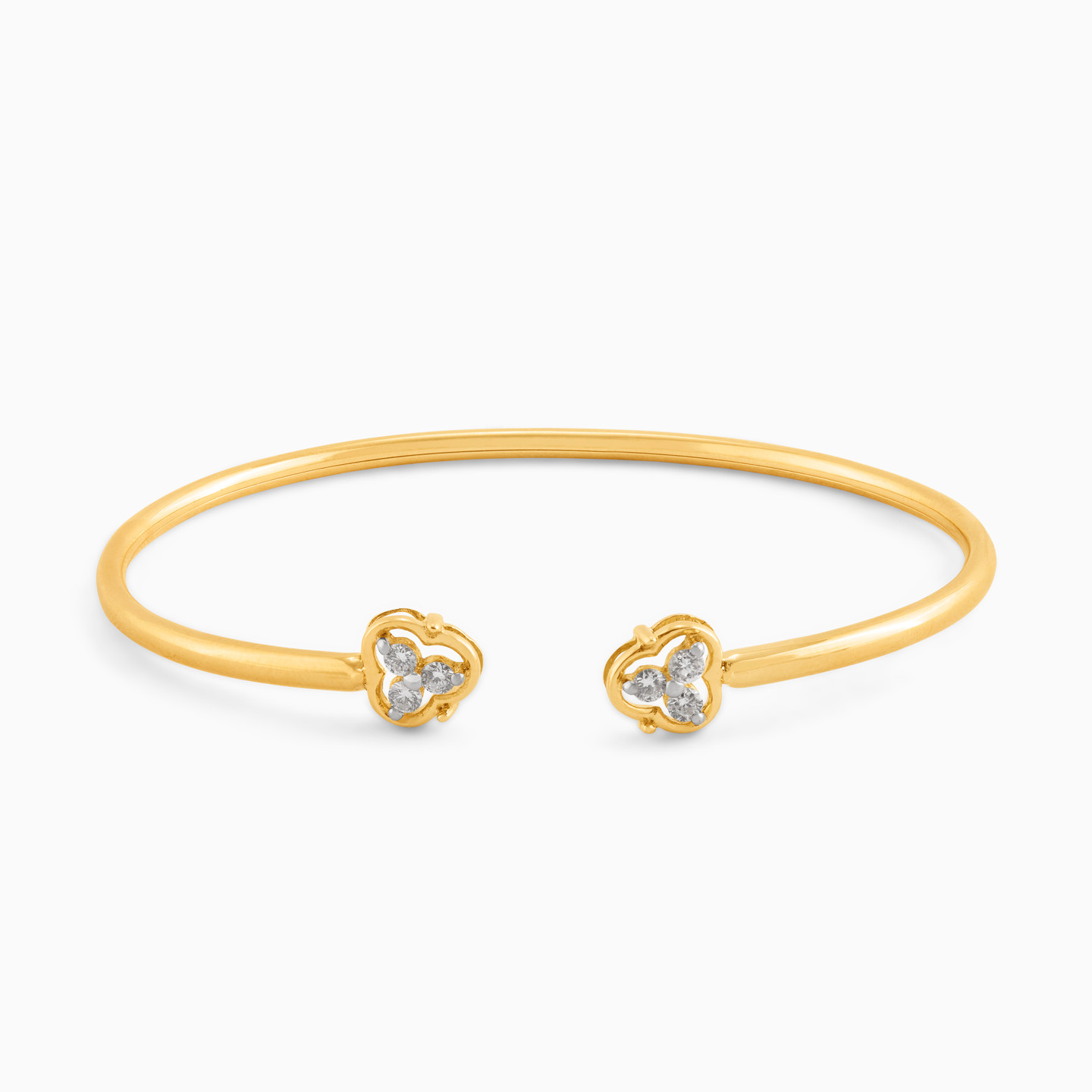 18K Gold Diamond Cuff Bracelet