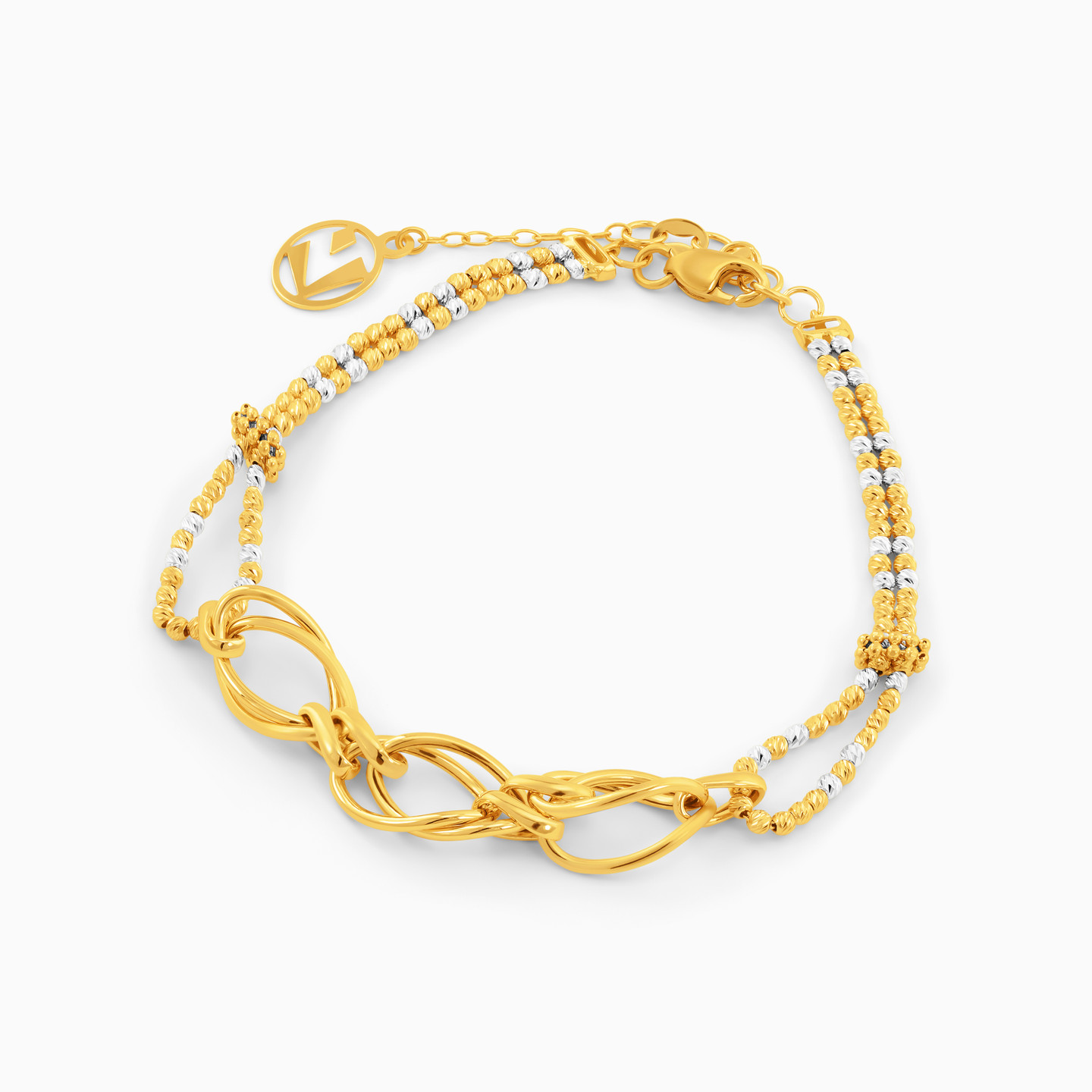 Beaded Chain Bracelet in 21K Gold - 2 Beaded Chain Bracelet in 21K Gold - 2