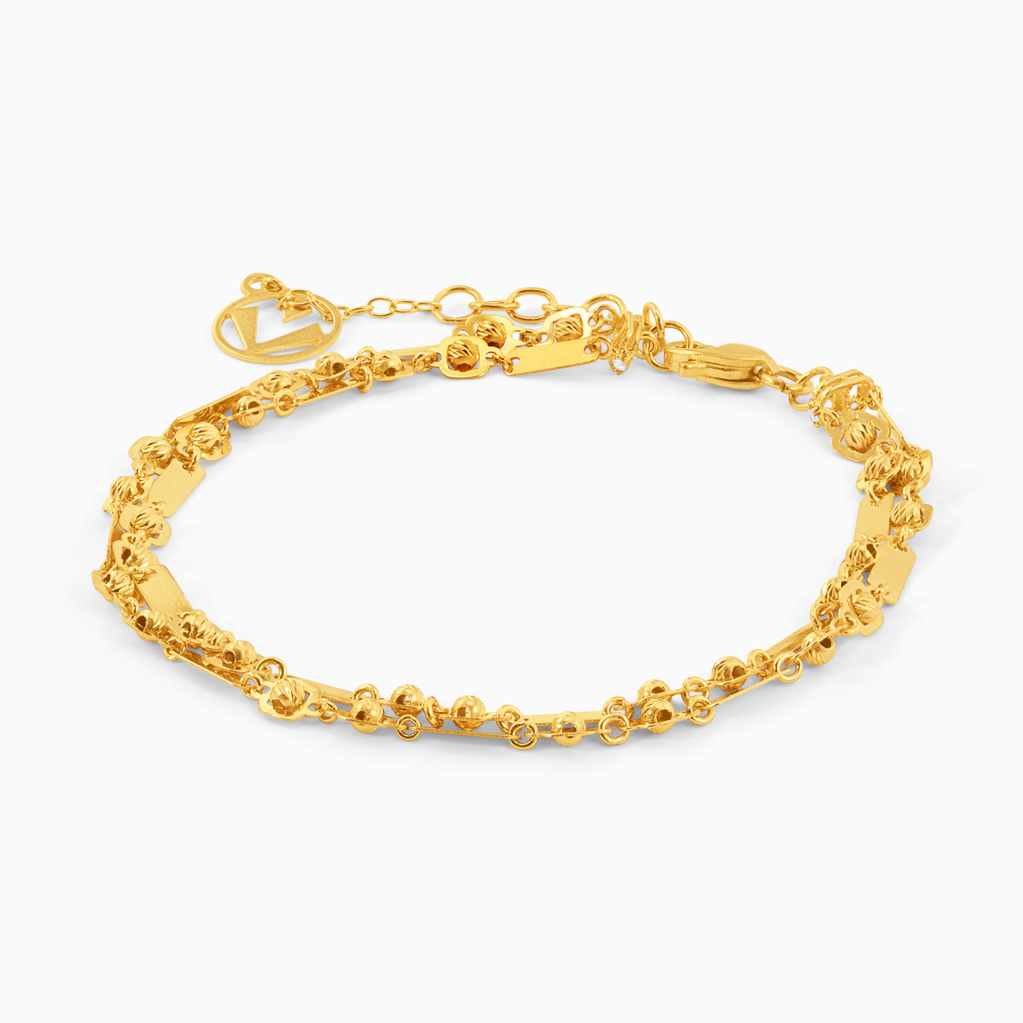 18K Gold Chain Bracelet - 2