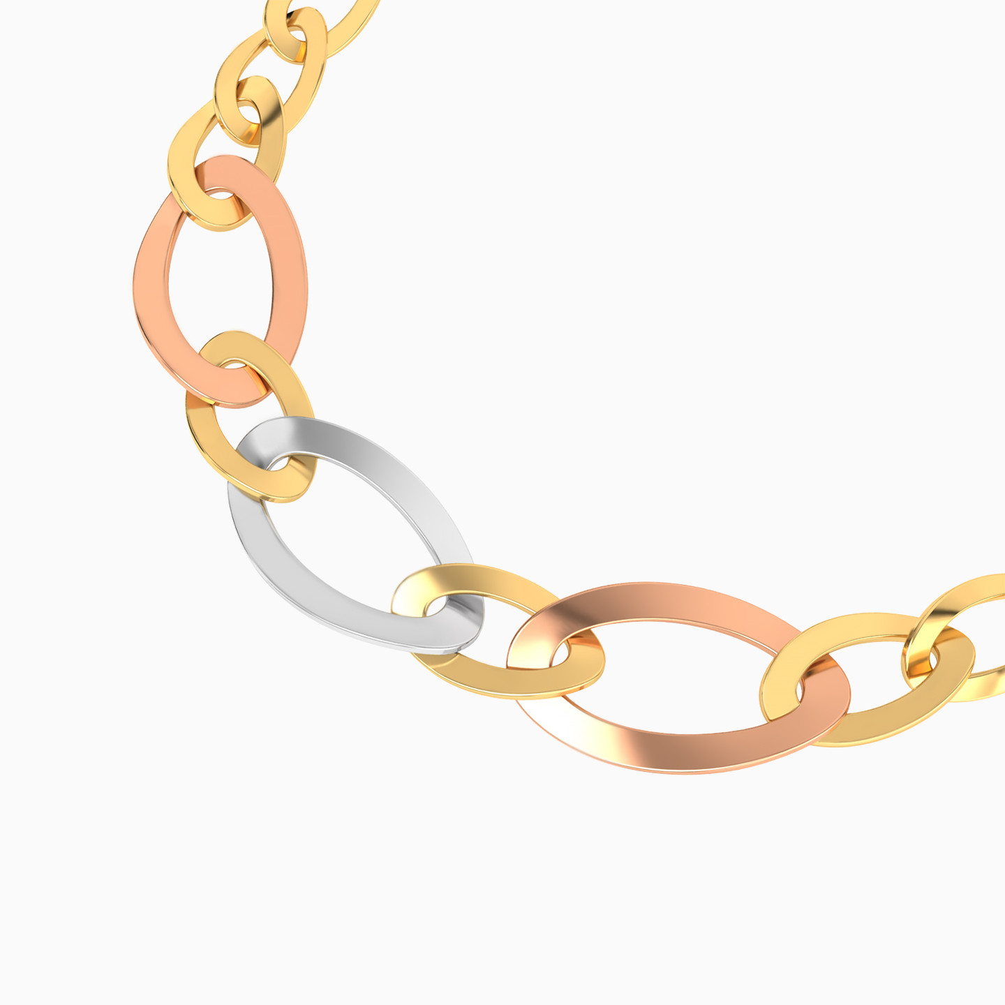 21K Gold Chain Bracelet - 3