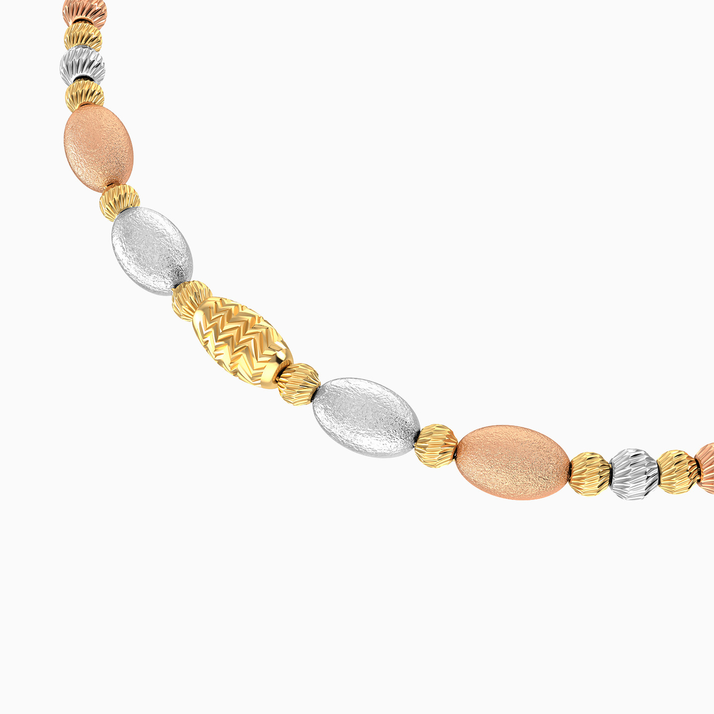 Beaded Chain Bracelet in 18K Gold - 3 Beaded Chain Bracelet in 18K Gold - 3
