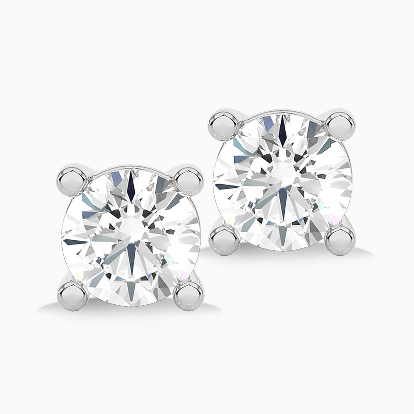 0.75 قيراط أقراط صغيرة ذهب دائري عيار 18 قيراط مزينة بألماس مختبرات 0.75 قيراط أقراط صغيرة ذهب دائري عيار 18 قيراط مزينة بألماس مختبرات