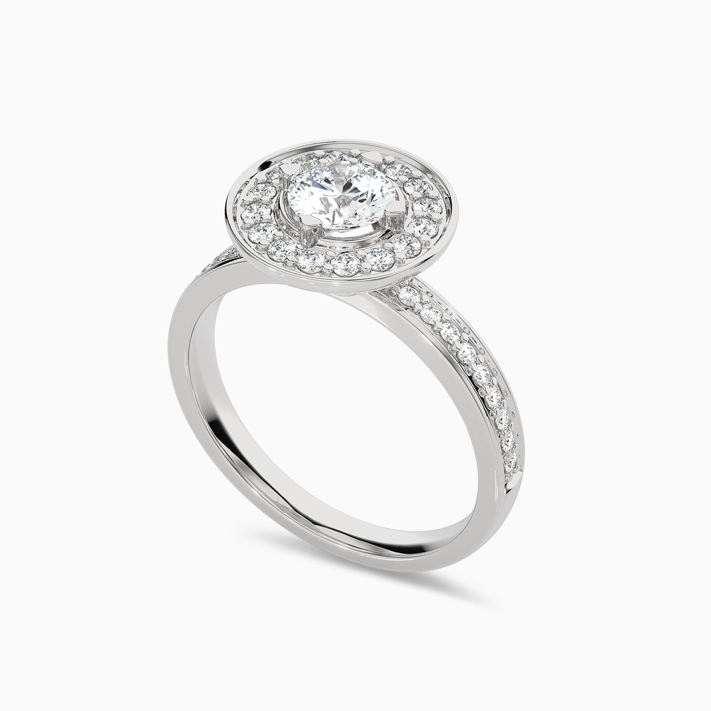 0.91 CT Brilliant Lab Grown Diamond Statement Ring in 18K Gold - 2 0.91 CT Brilliant Lab Grown Diamond Statement Ring in 18K Gold - 2