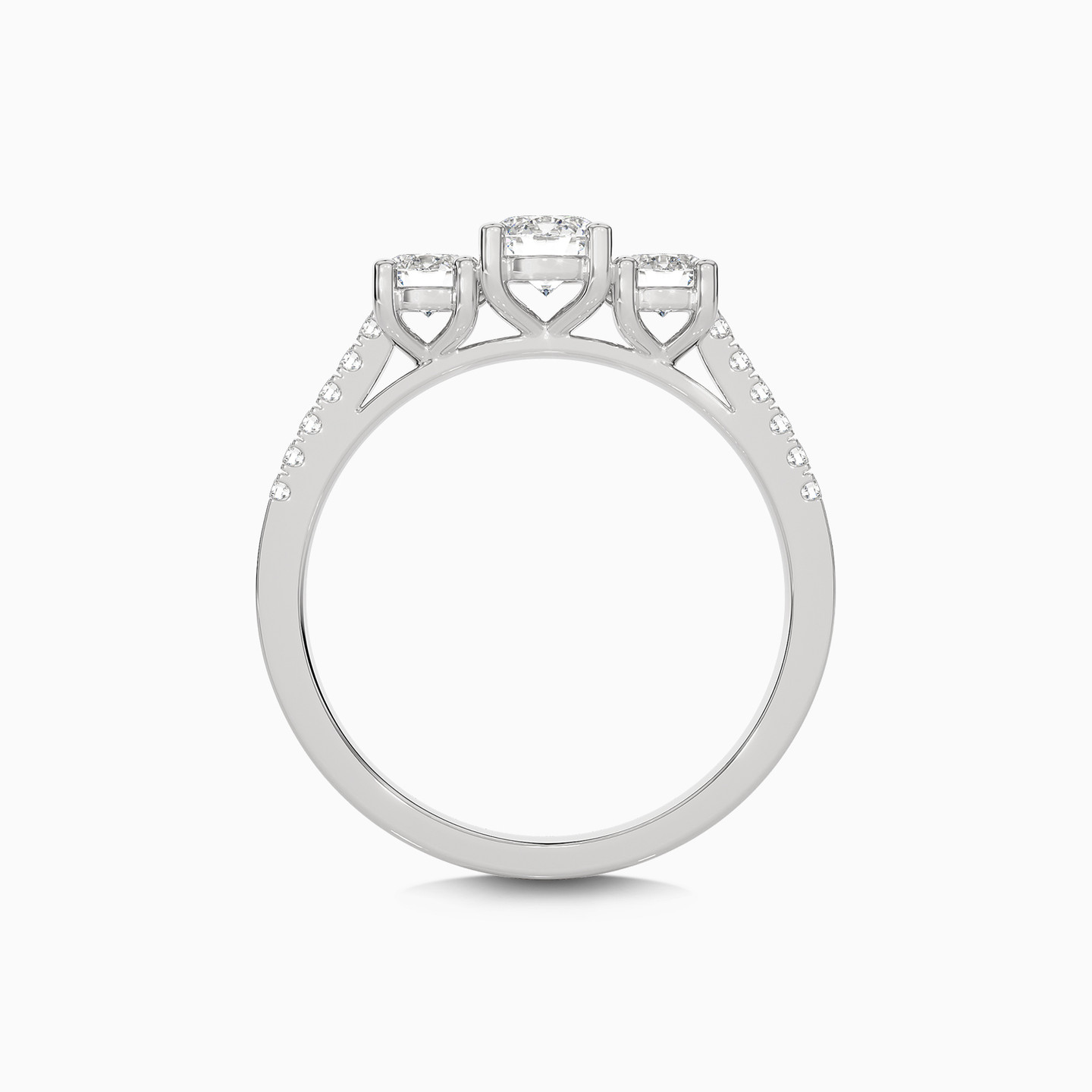 0.88 CT Brilliant Lab Grown Diamond Statement Ring in 18K Gold - 3 0.88 CT Brilliant Lab Grown Diamond Statement Ring in 18K Gold - 3