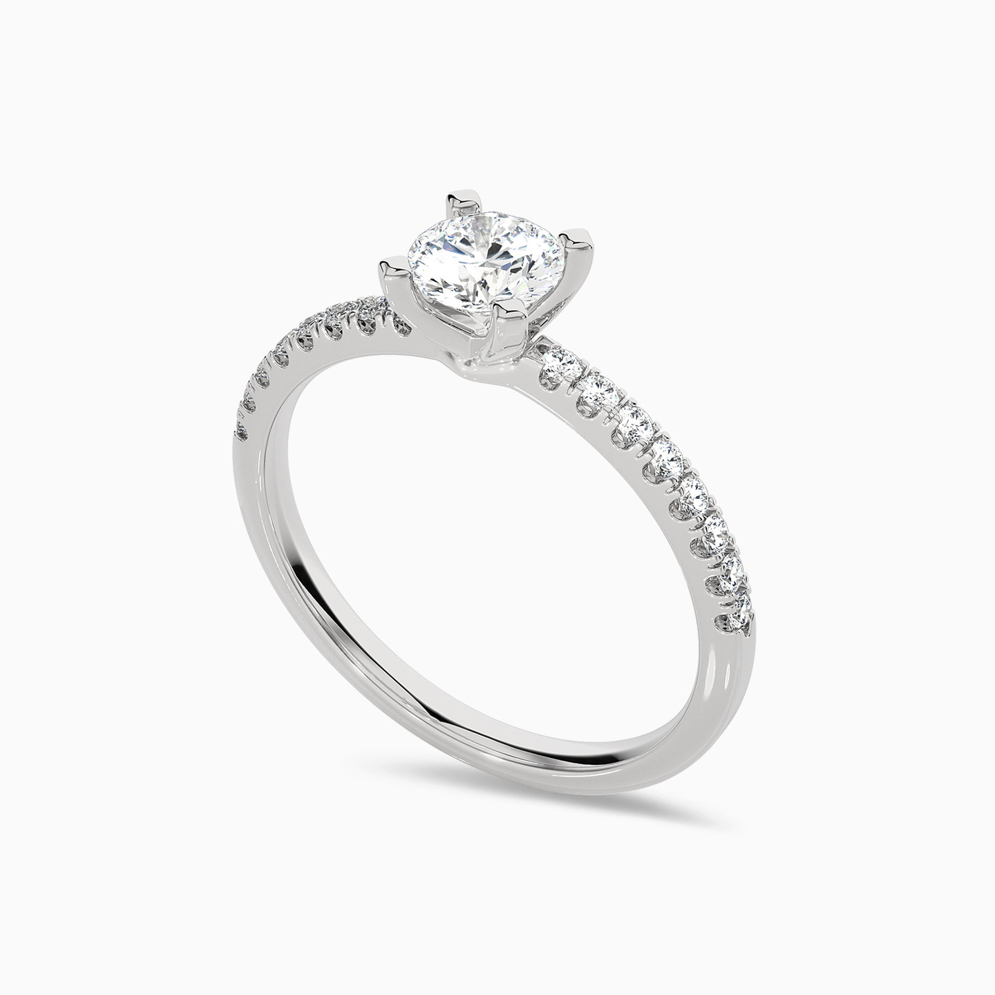 0.74 CT Brilliant Lab Grown Diamond Statement Ring in 18K Gold - 3 0.74 CT Brilliant Lab Grown Diamond Statement Ring in 18K Gold - 3