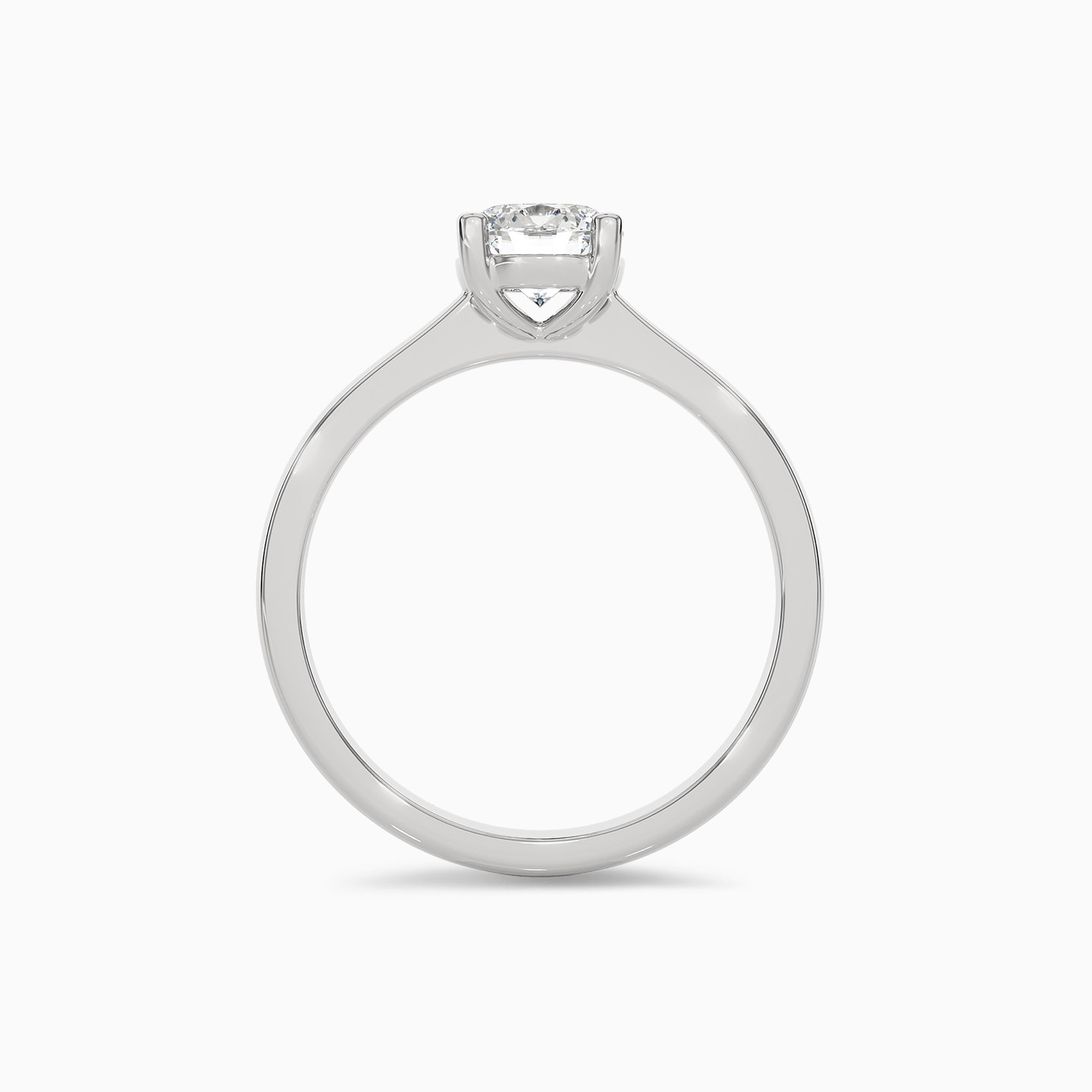 0.91 قيراط خاتم ذهب دائري عيار 18 قيراط مزين بألماس مختبرات - 4 0.91 قيراط خاتم ذهب دائري عيار 18 قيراط مزين بألماس مختبرات - 4