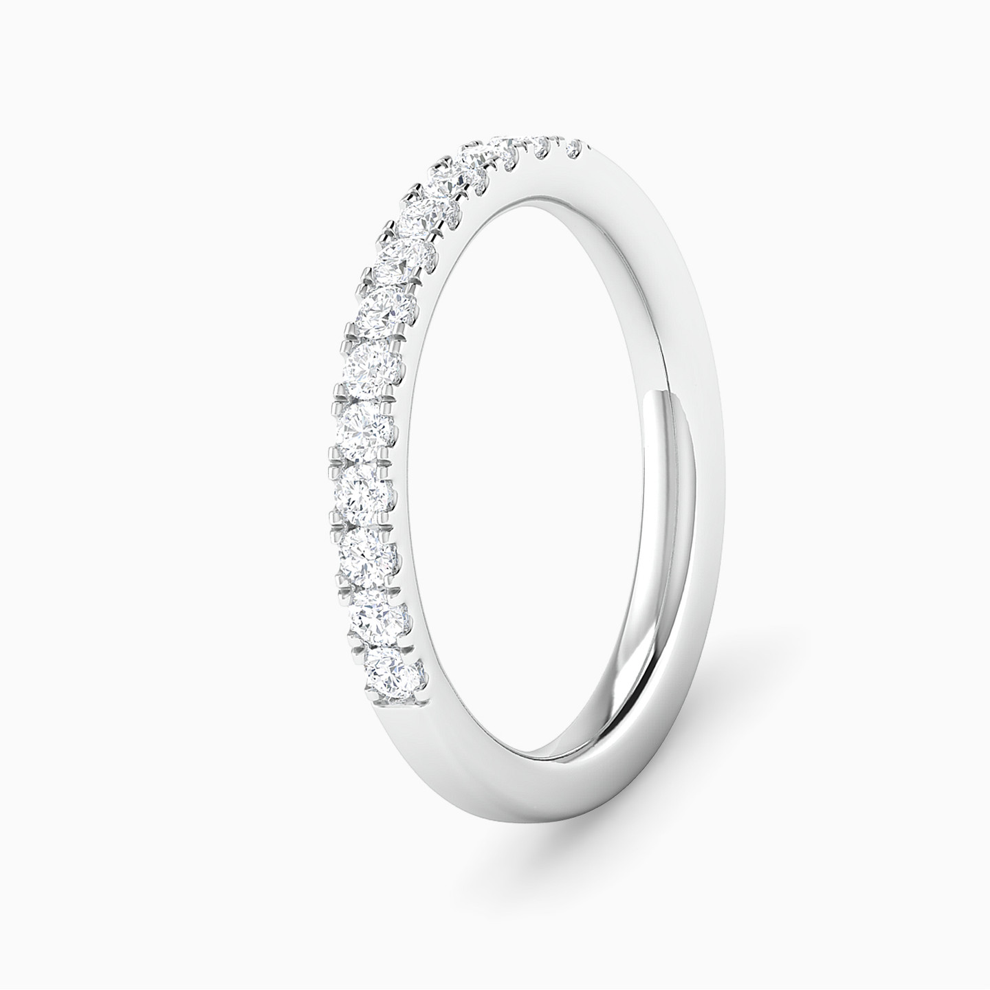 Oval Diamond Twin Rings in 18K Gold - 3