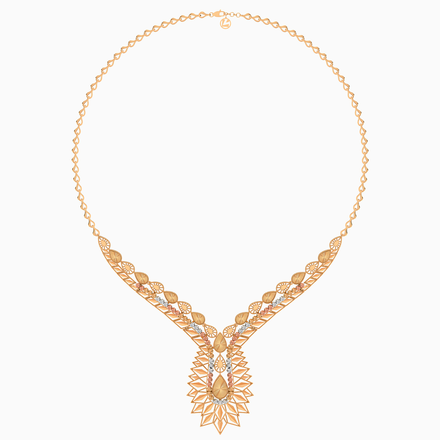 طقم كامل شكل قطرة عيار 21 قيراط (4 قطع) - 2 طقم كامل شكل قطرة عيار 21 قيراط (4 قطع) - 2