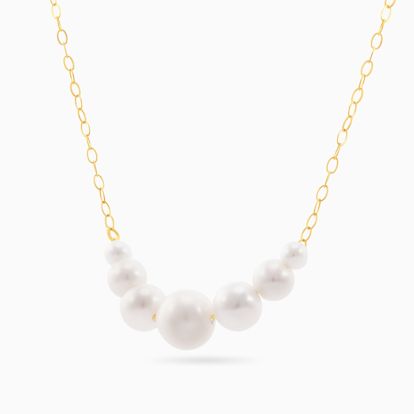 18K Gold Pearl Pendant Necklace - 2