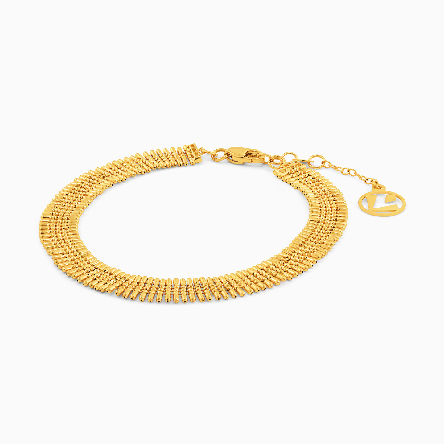 Beaded Chain Bracelet in 21K Gold - 2 Beaded Chain Bracelet in 21K Gold - 2