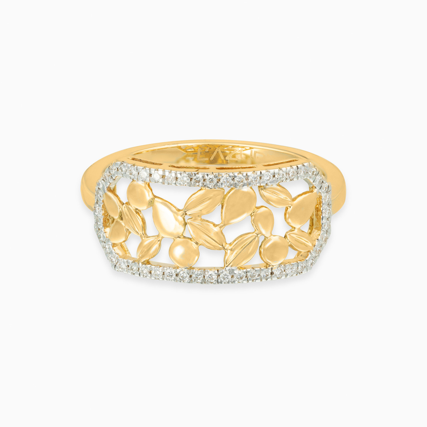 Cutwork Diamond Ring in 18K Gold - 2 Cutwork Diamond Ring in 18K Gold - 2