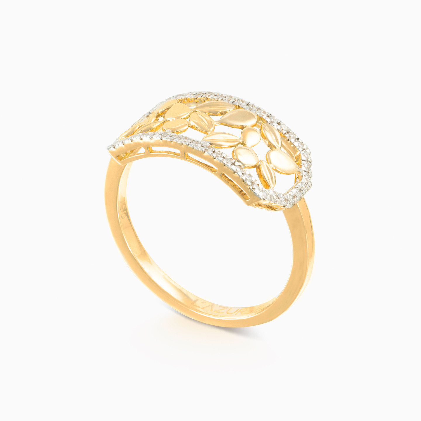 Cutwork Diamond Ring in 18K Gold - 4 Cutwork Diamond Ring in 18K Gold - 4