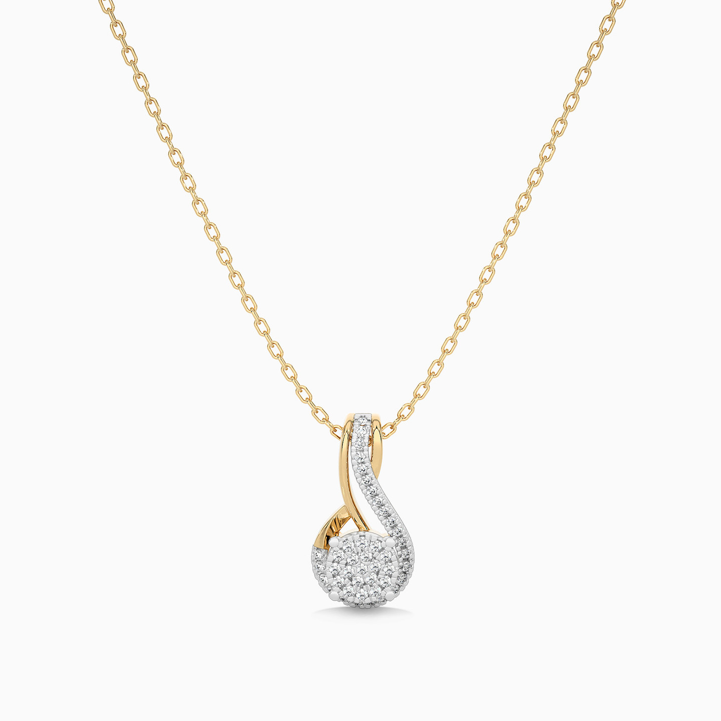 Music Note Diamond Pendant in 18K Gold - 3 Music Note Diamond Pendant in 18K Gold - 3