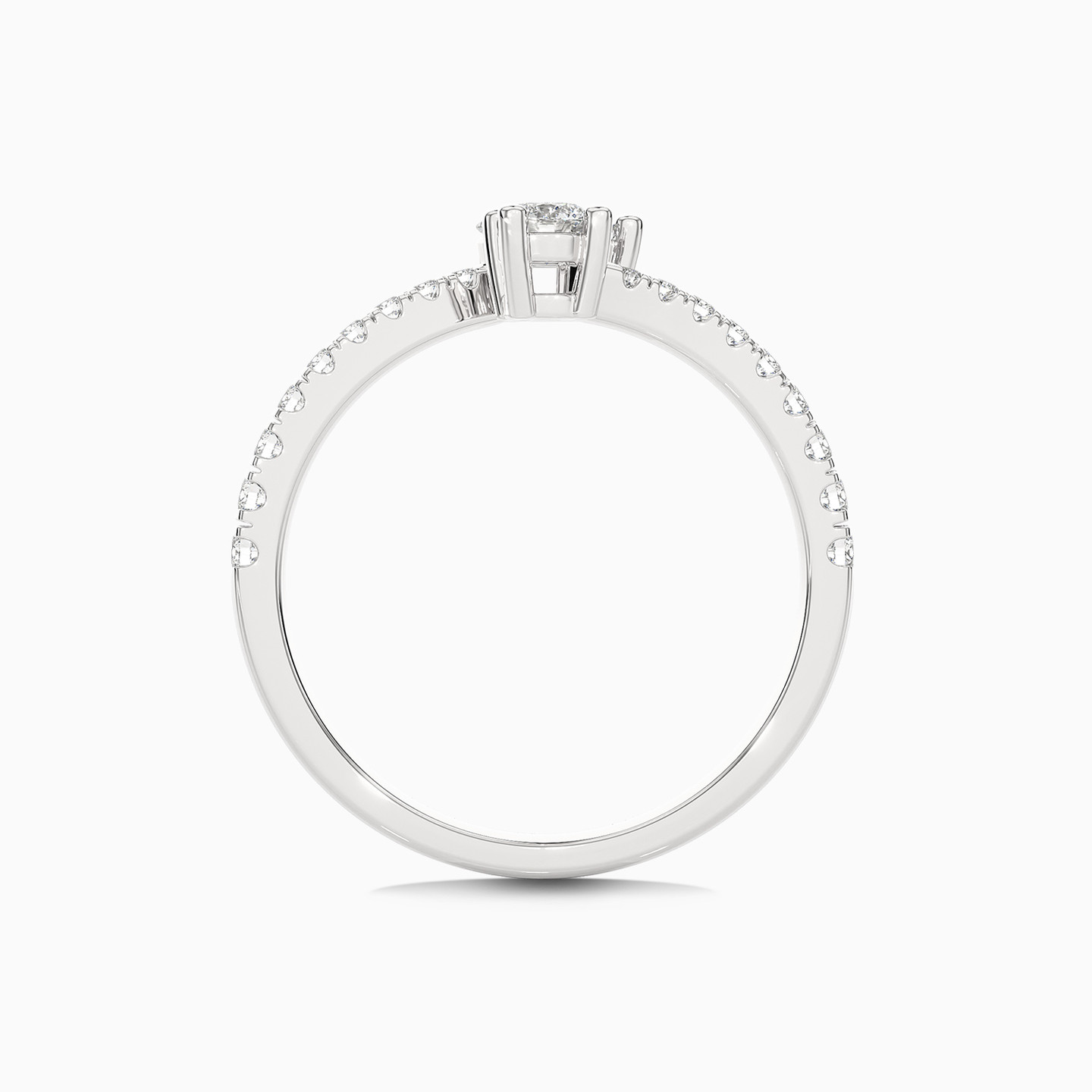 0.65 CT Brilliant Lab Grown Diamond Two headed Ring in 18K Gold - 2 0.65 CT Brilliant Lab Grown Diamond Two headed Ring in 18K Gold - 2