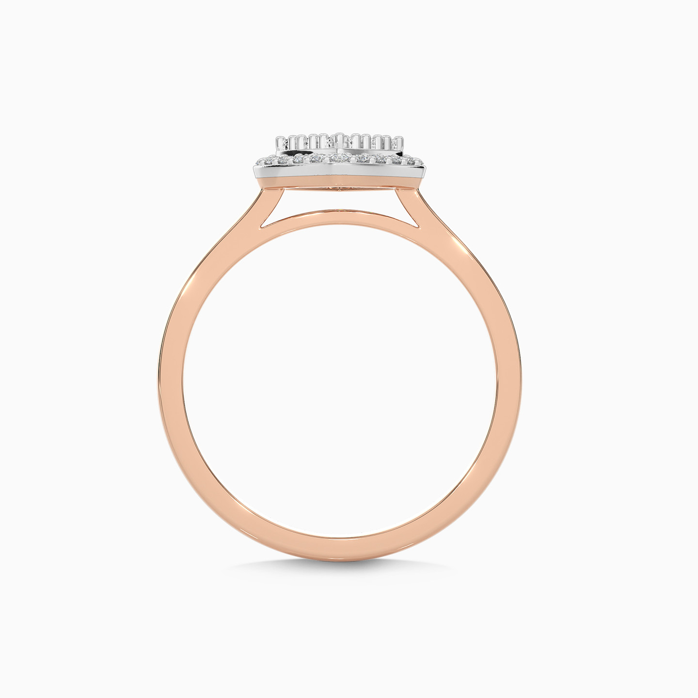 Cushion Shaped Diamond Statement Ring in 18K Gold  - 3