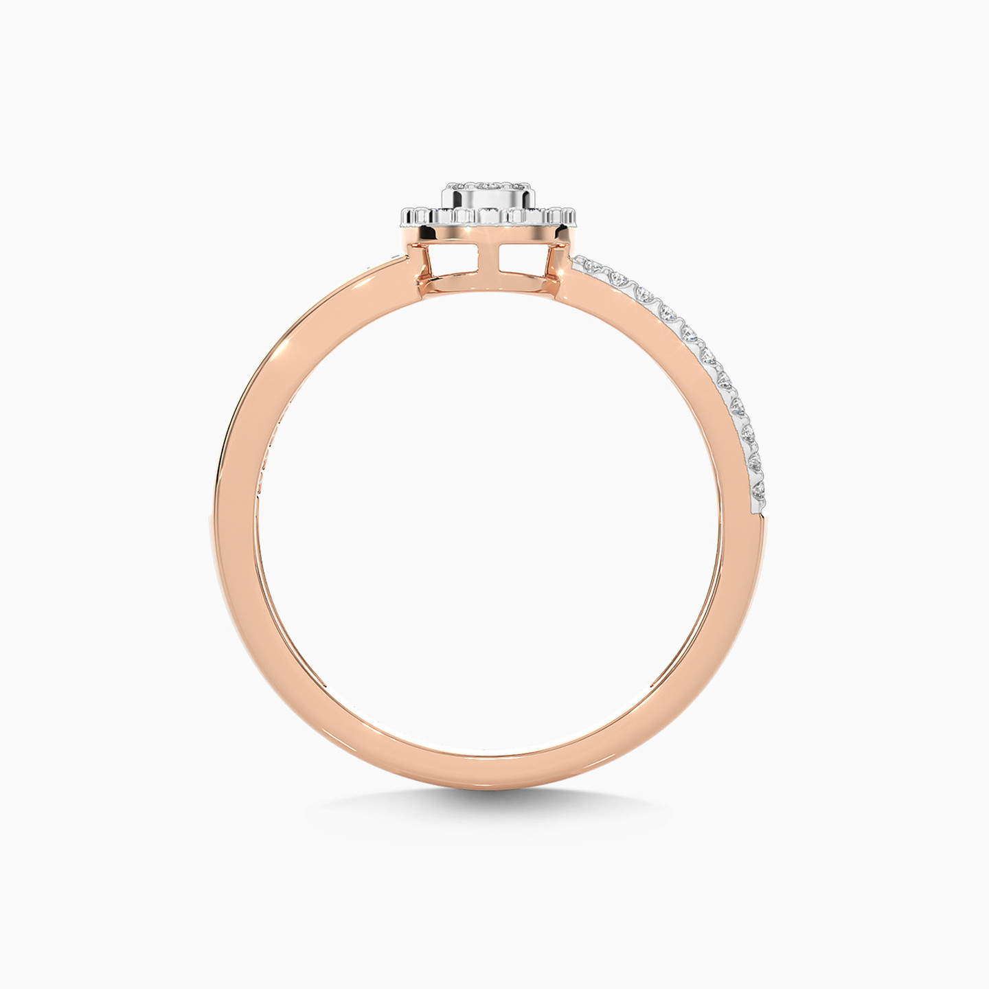 Oval Diamond Ring in 18K Gold - 2
