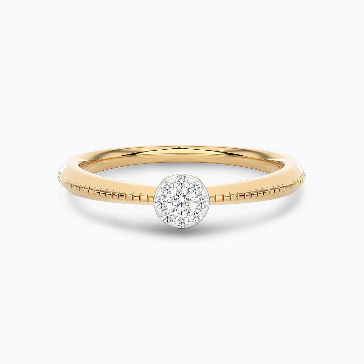 Circle Diamond Ring in 18K Gold Circle Diamond Ring in 18K Gold