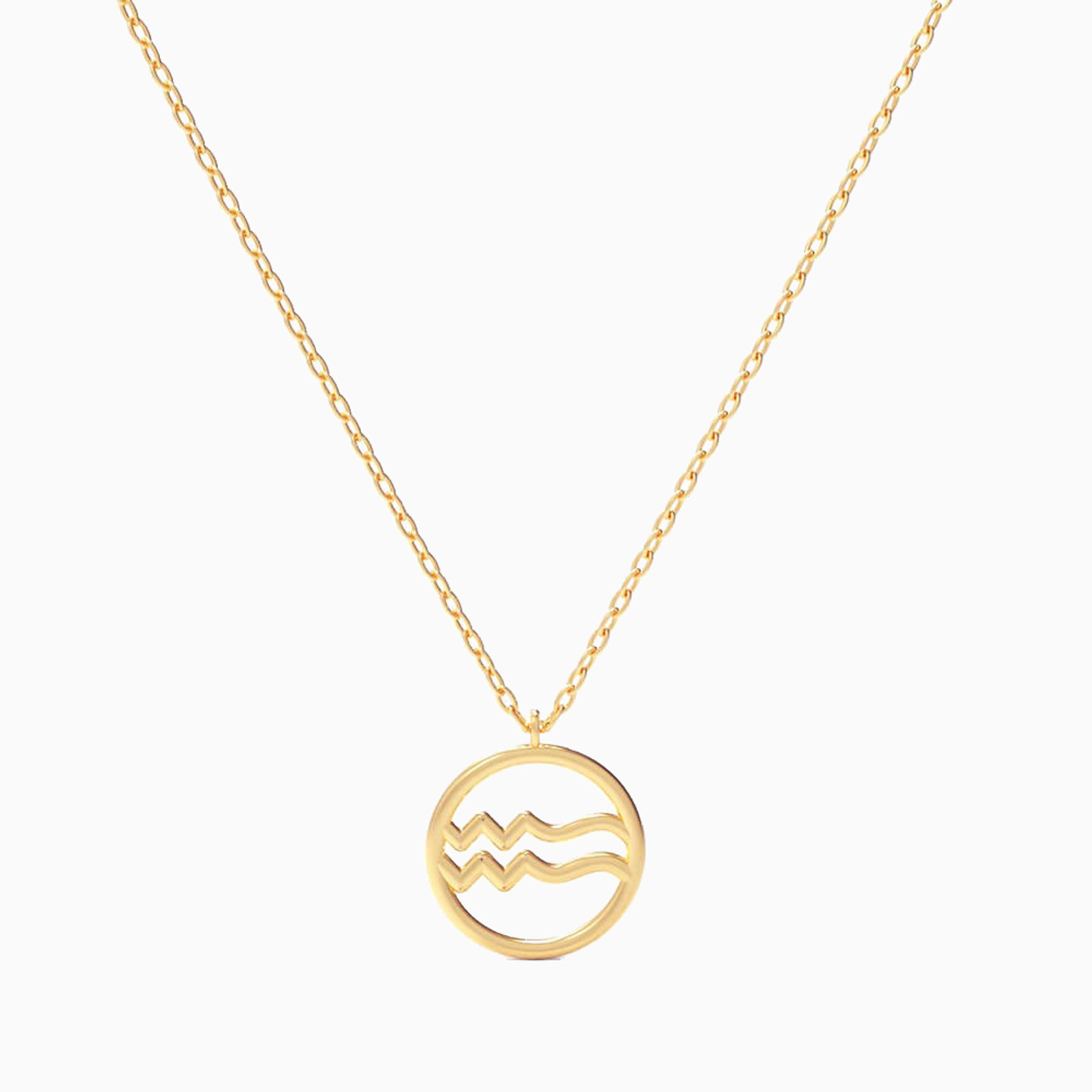 18K Gold Pendant Necklace