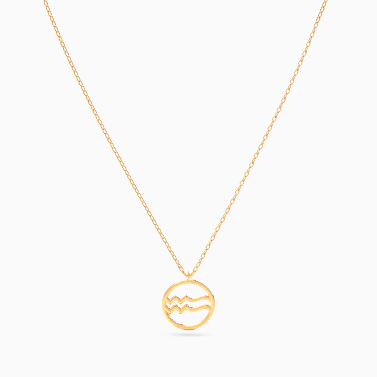 Aquarius Necklace In 18K Gold - 3 Aquarius Necklace In 18K Gold - 3
