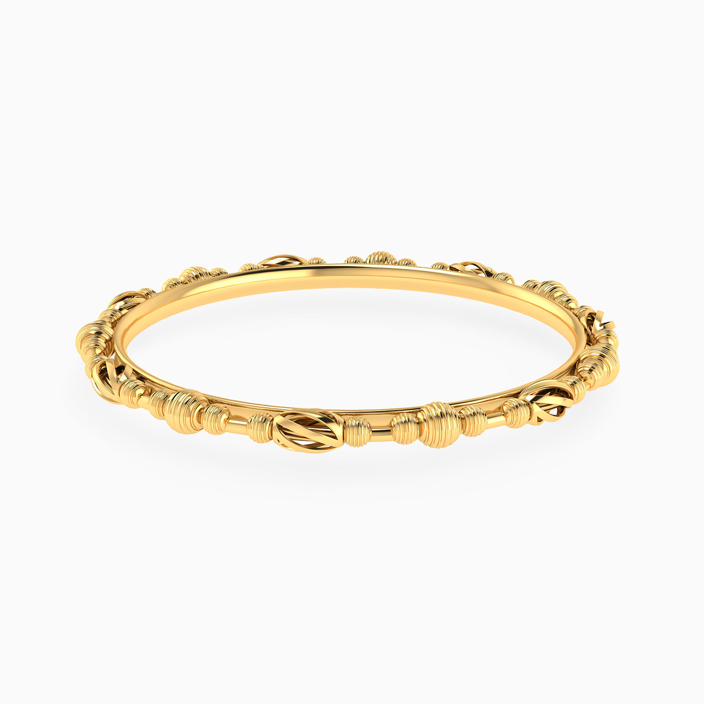 Kids 18K Gold Bangle Bracelet - 2