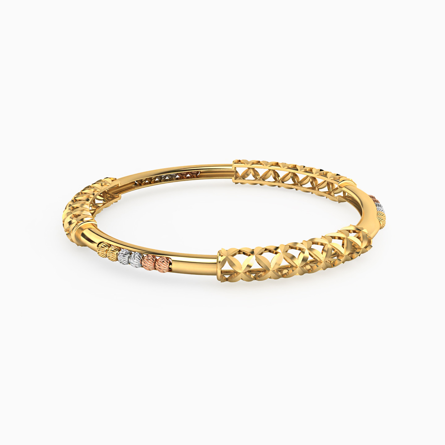 Kids 18K Gold Bangle Bracelet - 2