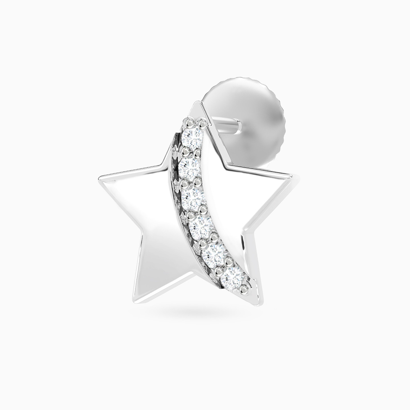 Kids Star Diamond Stud Earrings in 18K Gold - 4 Kids Star Diamond Stud Earrings in 18K Gold - 4