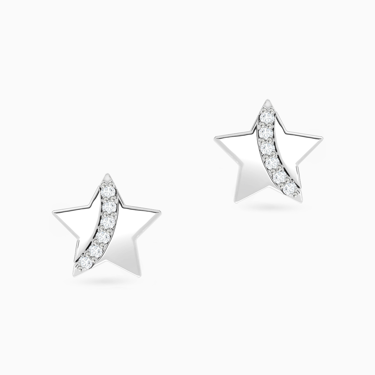 Kids Star Diamond Stud Earrings in 18K Gold - 3 Kids Star Diamond Stud Earrings in 18K Gold - 3