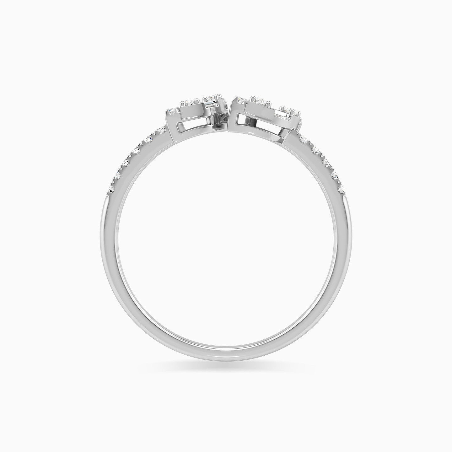 Marquise Diamond Two-headed Ring in 18K Gold - 4 Marquise Diamond Two-headed Ring in 18K Gold - 4