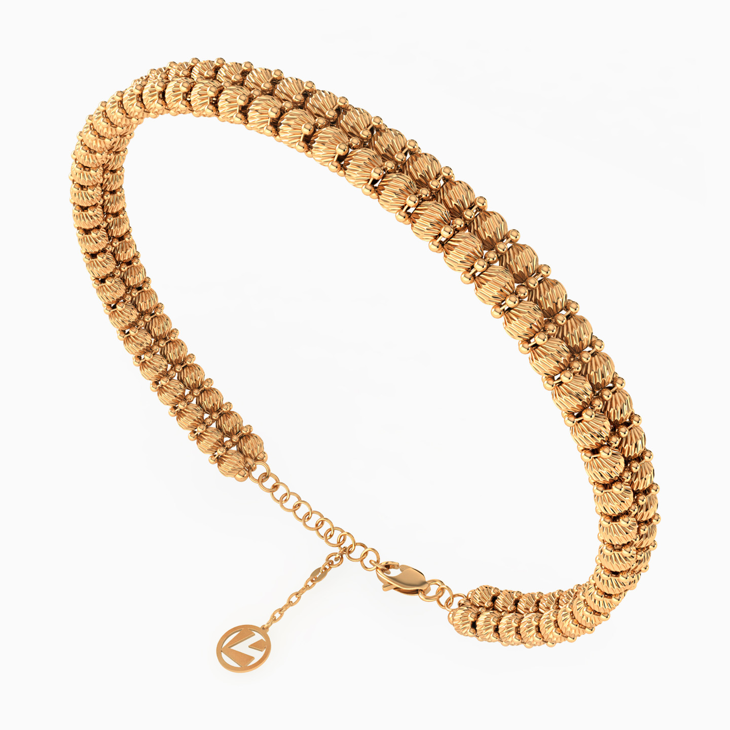 نصف طقم خرز عيار 21 قيراط (2 قطع) - 4 نصف طقم خرز عيار 21 قيراط (2 قطع) - 4